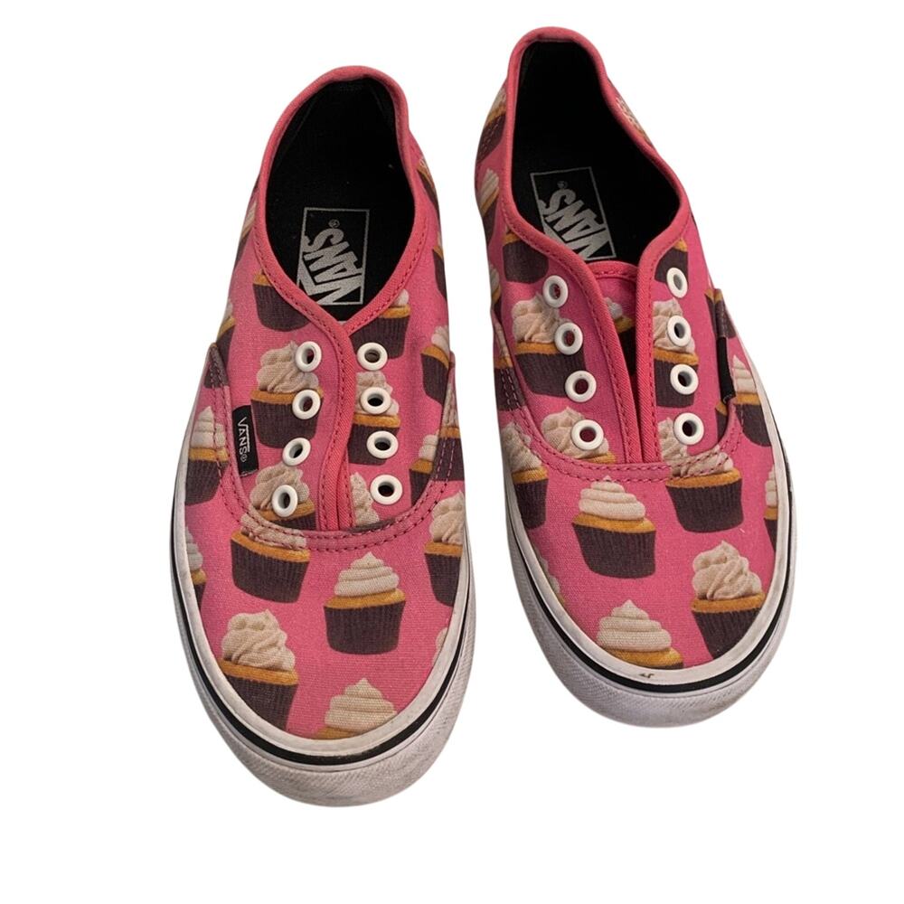 EUC Vans Pink Cupcake sneakers size Men’s 5.5 Women’s 7